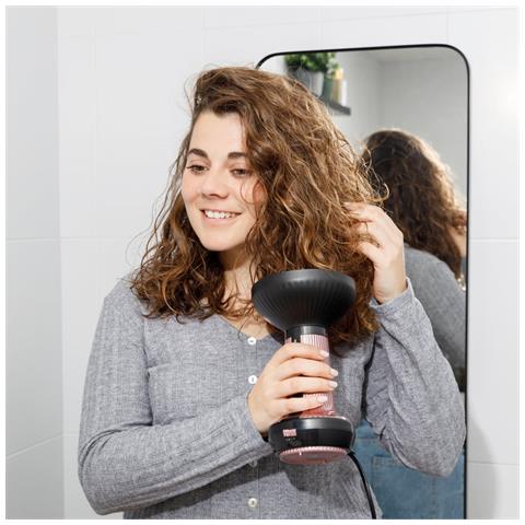 Curly 800 Ionic asciuga capelli 800 W Rosa - Foto 2