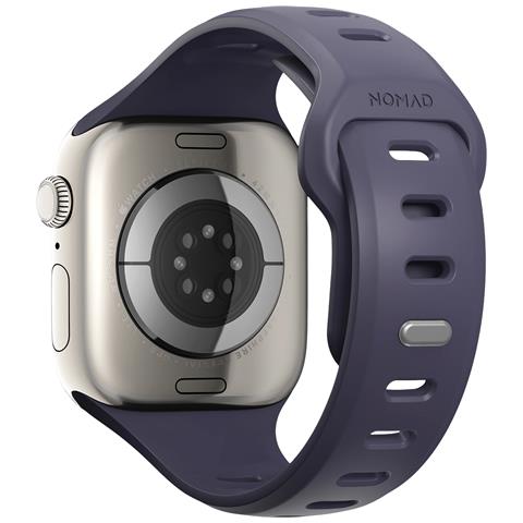 Cinturino Sport Impermeabile 42 Mm Per Apple Watch Modello Tempo Band, Viola - Foto 1