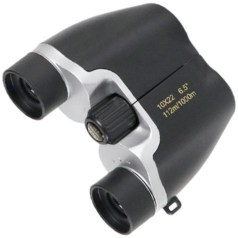 Binocolo Compatto 10x22 - Alta Definizione E Portatile Per Concerti E Attività All'aperto Black - Foto 1