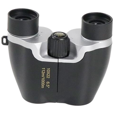 Binocolo Compatto 10x22 - Alta Definizione E Portatile Per Concerti E Attività All'aperto Black - Foto 4
