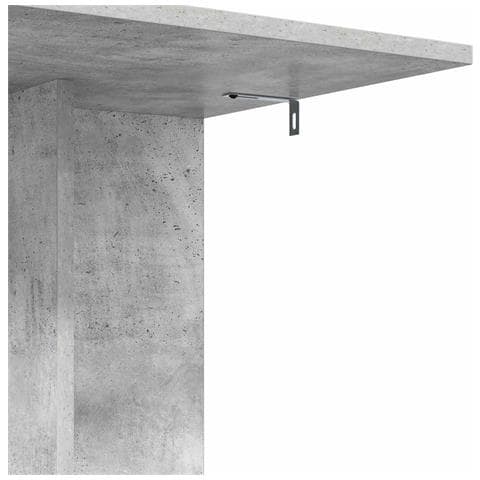 Tavolo laterale Grigio cemento 45 x 40 x 62,5 cm - Foto 9