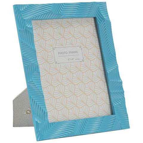 Cornice Portafoto Light In Resina Azzurro Mare 15x20 - Foto 1