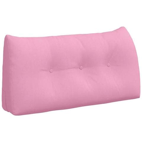Cuscino per Schiena Rosa 100 x 24 x 50 cm Tessuto - Foto 1