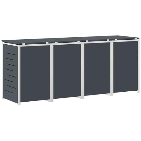 Stoccaggio contenitore a ruote Antracite 276 x 77,5 x 112,5 cm - Foto 9