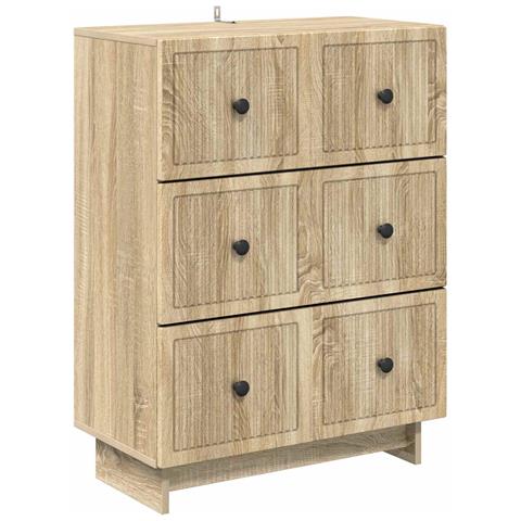 Mobile con Cassetti Rovere Sonoma 66 x 34,5 x 90 cm - Foto 1