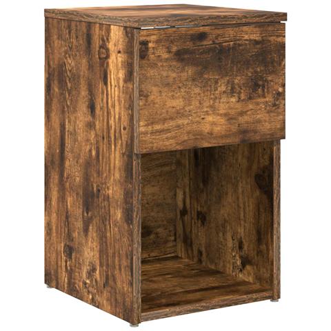 Armadietto per letto Rovere Fumo 29 x 31,5 x 49 cm - Foto 1