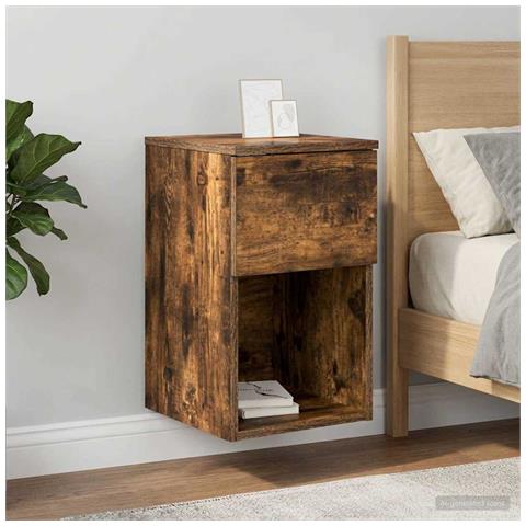 Armadietto per letto Rovere Fumo 29 x 31,5 x 49 cm - Foto 2