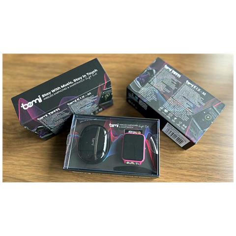 Smartwatch Kix-m Con Funzione Audio / Con Cuffie Tws Tutti Nero - Foto 2