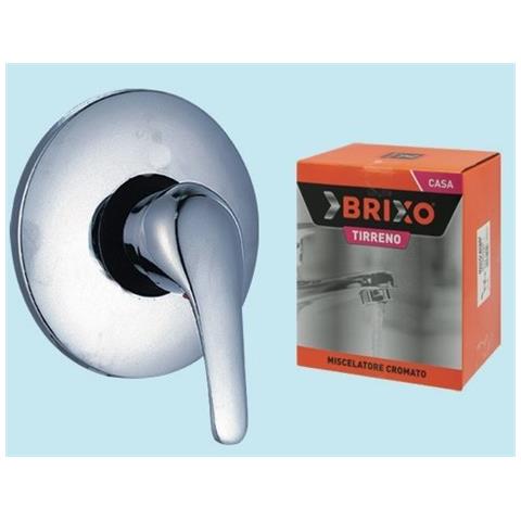 Miscelatore incasso monocomando per doccia in ottone cromato - Foto 2