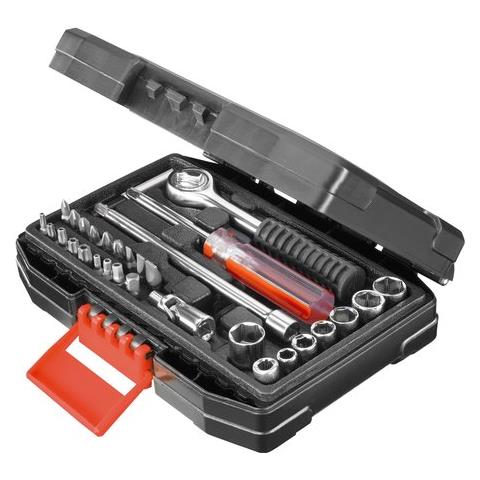 Cofanetto Set Per Avvitare Con Cricchetto Bussole E Inserti Assortiti - A7142 - Foto 1