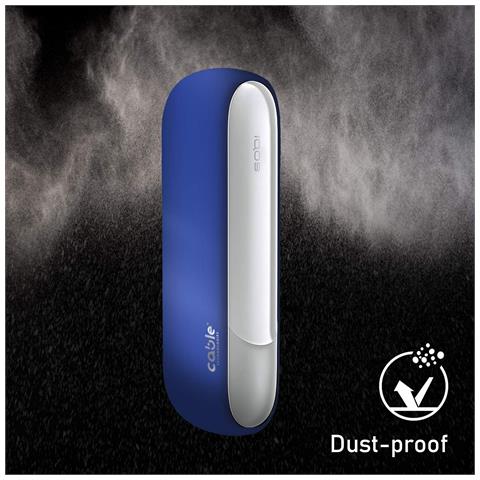 Hard case per IQOS 3 DUO / 3, custodia cover di protezione rigida per sigaretta elettronica IQOS 3 DUO / 3 policarbonato Soft Touch soft touch, contro graffi cadute e urti accidentali, case duro (matte blue) - Foto 7