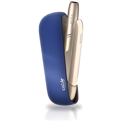 Hard case per IQOS 3 DUO / 3, custodia cover di protezione rigida per sigaretta elettronica IQOS 3 DUO / 3 policarbonato Soft Touch soft touch, contro graffi cadute e urti accidentali, case duro (matte blue) - Foto 1