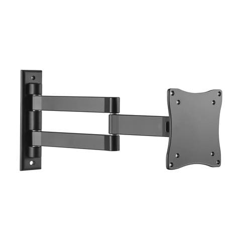 SMALLTRE100 Supporto da Parete in Alluminio 3 Snodi per TV 14" - 32" Portata Max 15 Kg - Foto 1