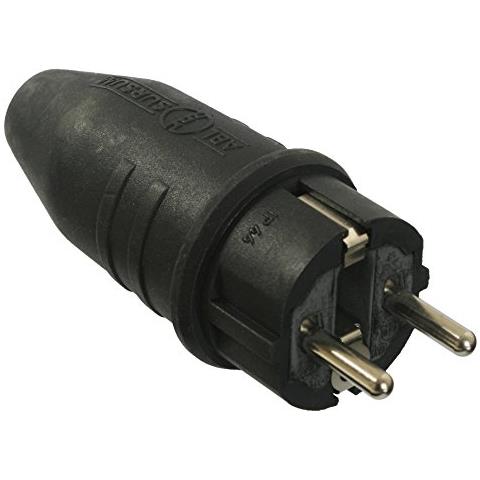 AS Schwabe un 4 moduli Protezione da sovratensione Ciabatta elettrica in alluminio con Interruttore e Protezione Bambini, 1,5 m Cavo, spina Schuko, 1 Pezzi, Bianco, 18366 - Foto 1