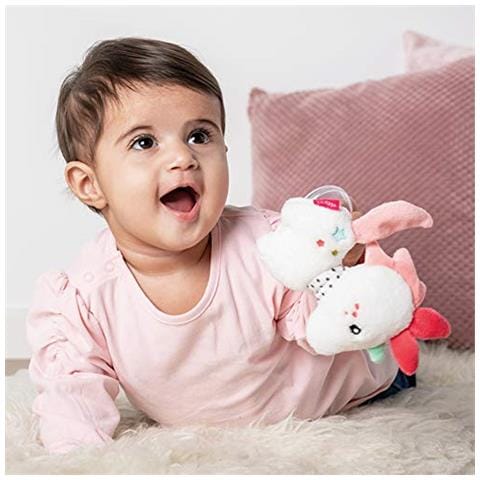 057133 - Anello Sonaglio A Forma Di Unicorno, Per Sonagli, Sonagli, Suonare, Giocare, Con Morbido Peluche - Un Fedele Compagno Per Neonati E Bambini Dai 0 Mesi In Su, Multicolore - Foto 2