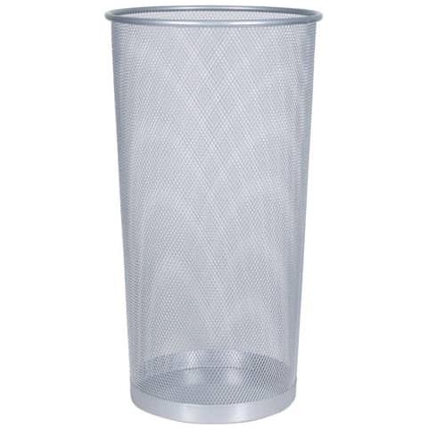 Portaombrelli In Metallo 22.6 L H 50 Cm X Diametro 27,5 Cm Argento Kf00828 - Foto 1