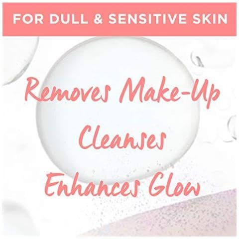 Garnier Micellare Detergente Rose Water Glow Aumentare Viso E Occhi Struccante E Detergente Per Dull E Sensibile Della Pelle 400 Ml - Foto 4