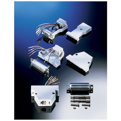 Adapter DB25 M / RJ45 F, 8P / 8C DB25 M RJ45 F cavo di interfaccia e adattatore - Foto 1