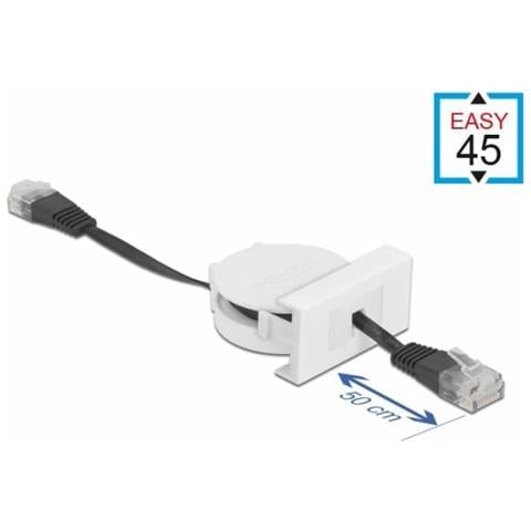 81361 Cavo Di Rete Nero, Bianco 0,62 M Cat5e Sf / utp (s-ftp)  - Foto 3