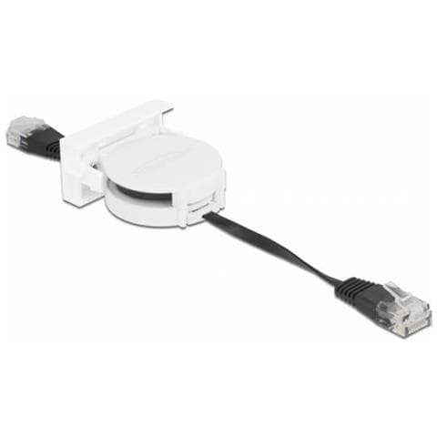 81361 Cavo Di Rete Nero, Bianco 0,62 M Cat5e Sf / utp (s-ftp)  - Foto 1