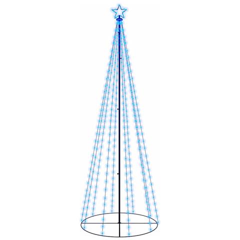 Albero di Natale a Cono Blu 310 LED 100x300 cm - Foto 1