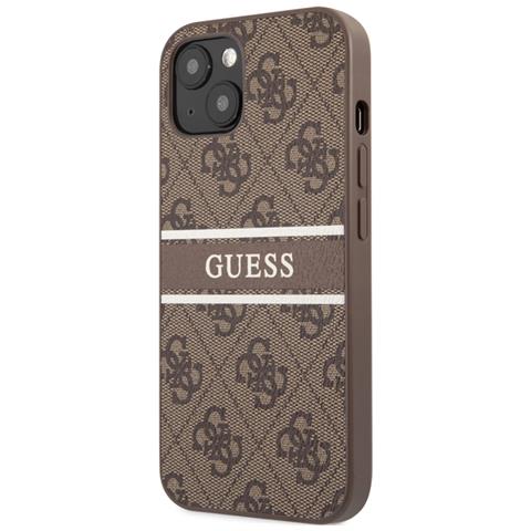 Case 4g Printed Stripe Fr A2628 Apple Iphone 13 Mini - Brown (guhcp13s4gdbr) - Foto 1