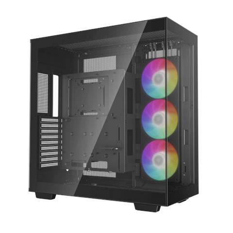 Ch780 Tower Nero (Ch780, Black, Full Tower Gaming Case, Tempered Glass, 1x 420mm Argb Side Fan, Mini-i - Foto 2