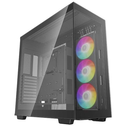 Ch780 Tower Nero (Ch780, Black, Full Tower Gaming Case, Tempered Glass, 1x 420mm Argb Side Fan, Mini-i - Foto 4