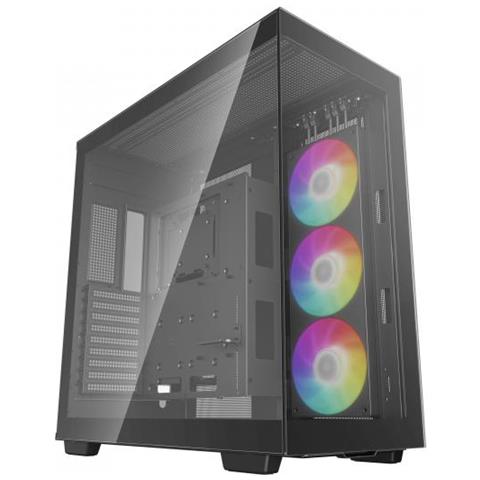 Ch780 Tower Nero (Ch780, Black, Full Tower Gaming Case, Tempered Glass, 1x 420mm Argb Side Fan, Mini-i - Foto 1