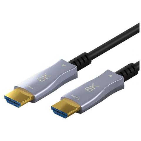 Goobay 65558 Cavo Hdmi 100 M Hdmi Tipo A (standard) Nero, Grigio - Foto 1
