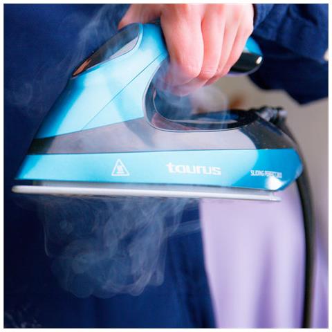 Sliding perfect 2800 Ferro da stiro a secco e a vapore Ceramica 2800 W Nero, Blu - Foto 15