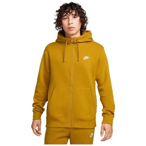 NIKE Sportswear Club Fleece Bv2645-716, Uomini, Giallo, S