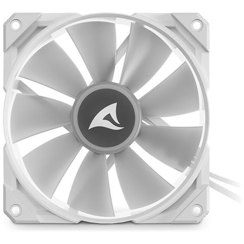 F50 Case per computer Ventilatore 12 cm Grigio, Bianco - Foto 1