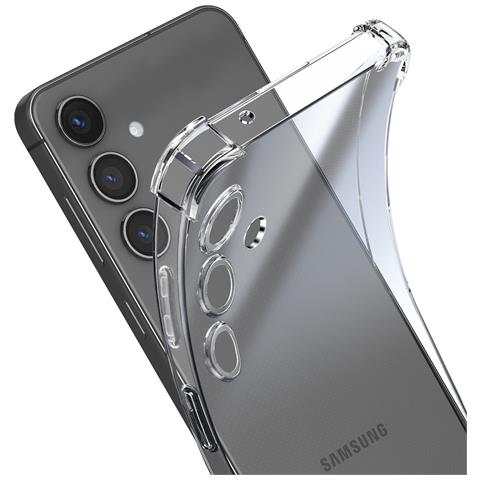 Cover Anti-urto Per Samsung Galaxy S24 Angoli Rinforzati, Trasparente - Foto 2