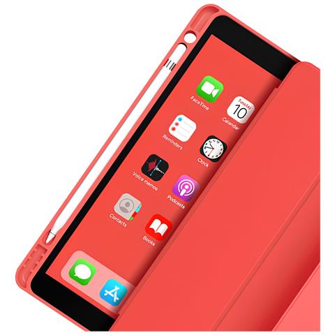 Custodia Per Ipad Mini 6 (2021-2023) Funzione Supporto Magnetico, Rosso - Foto 2
