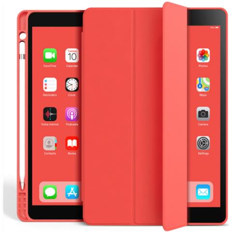 Custodia Per Ipad Mini 6 (2021-2023) Funzione Supporto Magnetico, Rosso - Foto 1