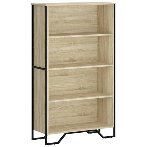 Libreria Rovere Sonoma 80x31x137,5 Cm In Legno Multistrato - Foto 2