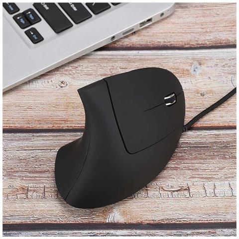 Mouse Verticale Cablato Ergonomico Con Filo 6d Wired Led Da Gioco / Ufficio - Foto 8