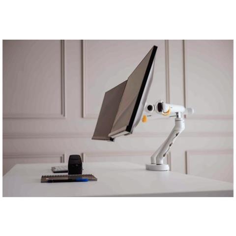 Be Flexible Dual 88,9 Cm (35"") Bianco Scrivania - Foto 2