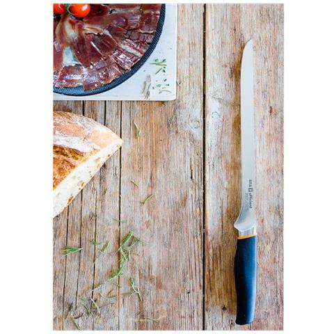 Coltello per affettare il prosciutto Efficiente A198009 Colore Acciaio inox Nero - Foto 3