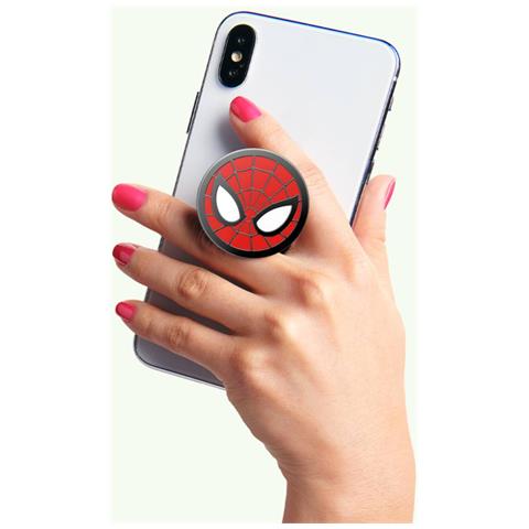 Popgrip Per Smartphone Universale Modello Spiderman, Rosso - Foto 4