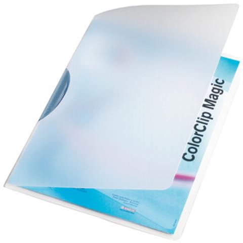 Leitz Colorclip Magic - Dark Grey Cartellina Con Fermafoglio Polipropilene (pp) - Foto 1