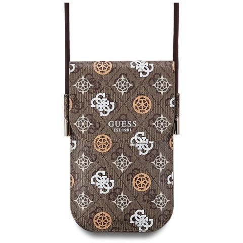 Borsa A Tracolla Universale Per Smartphone Modello 4g Peony Card Slot, Marrone - Foto 1