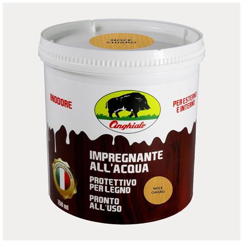 Cinghiale - Impregnante All'acqua Noce Chiaro 0,75 Lt - Foto 1