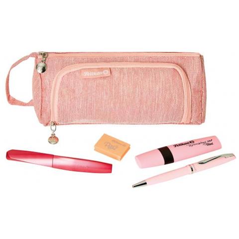 Pelikan Homeoffice Astuccio Portamatite Poliestere Rosa - Foto 3