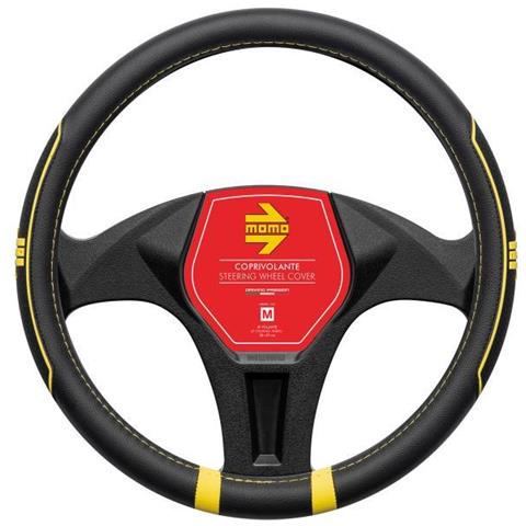 Coprivolante Fast Pvc Nero/cuciture Gialle 38-39 Cm - Foto 1