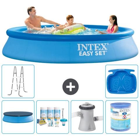 Piscina Fuori Terra - In Giro - 305x61 Cm - Blu - Include Accessori Coordinati A462 - Foto 1