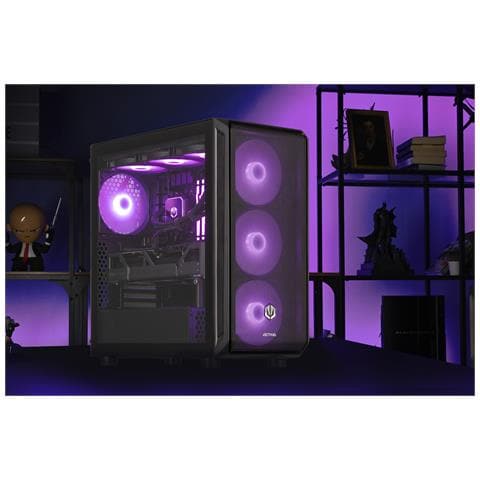 5901443414476 PC AMD Ryzen™ 7 7800X3D 32 GB DDR5-SDRAM 2 TB SSD NVIDIA GeForce RTX 5070 Midi Tower Nero - Foto 2