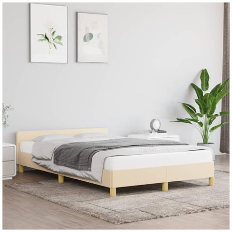 Giroletto Senza Materasso Crema 120x190cm In Tessuto - Foto 8