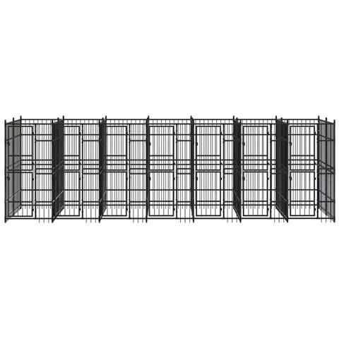 Lusso Casadino - Gabbia Per Cani Da Esterno In Acciaio 12,9 M² - Foto 1